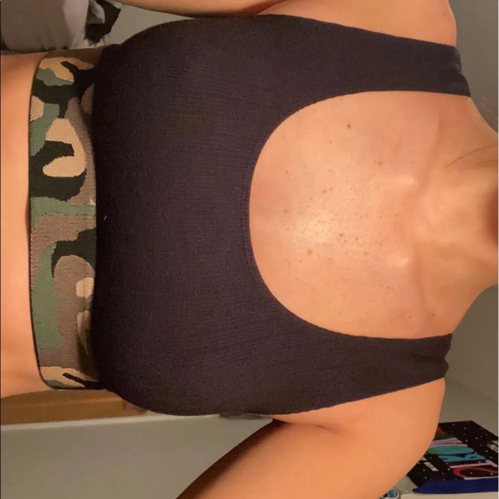 Camo crop top